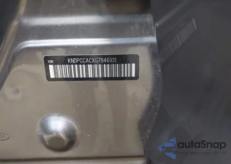 2016 Kia Sportage Ex from USA, damaged, VIN KNDPCCACXG7846931